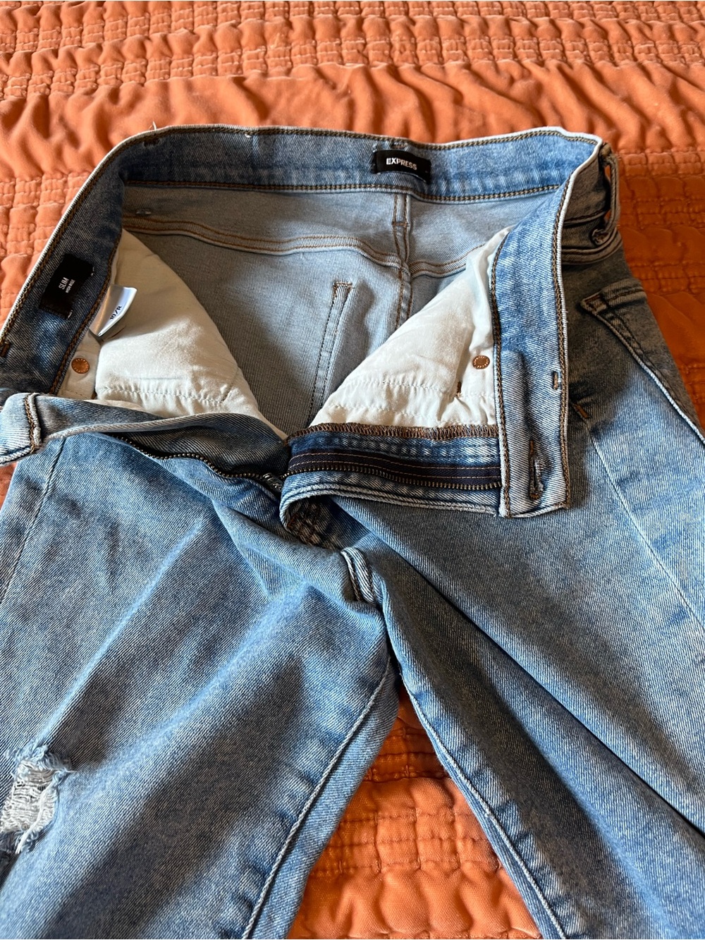 Express Light Blue Relaxed Women’s Jeans